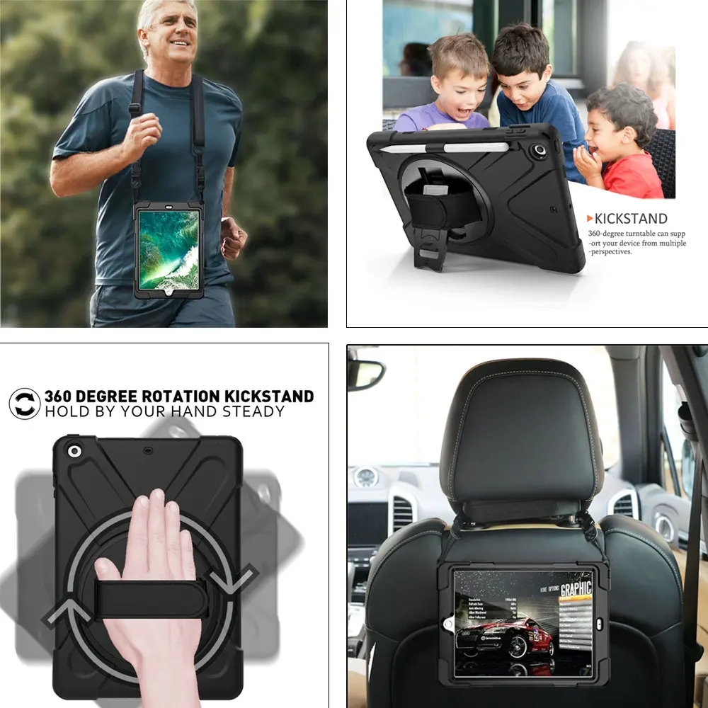 For iPad 9.7 2018 Case iPad 9.7'' 2017 9.7 inch Tablet Case 360 Rotating Hand Shoulder Strap Shockproof Case for Apple iPad9.7
For iPad 9.7 2018 Case iPad 9.7'' 2017 9.7 inch Tablet Case 360 Rotating Hand Shoulder Strap Shockproof Case for Apple iPad9.7