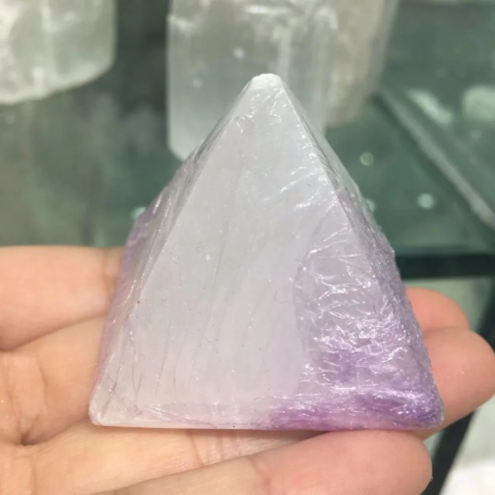 Natural selenite pyramid gemstone pyramid healing crystals for meditation reiki healing
Natural selenite pyramid gemstone pyramid healing crystals for meditation reiki healing