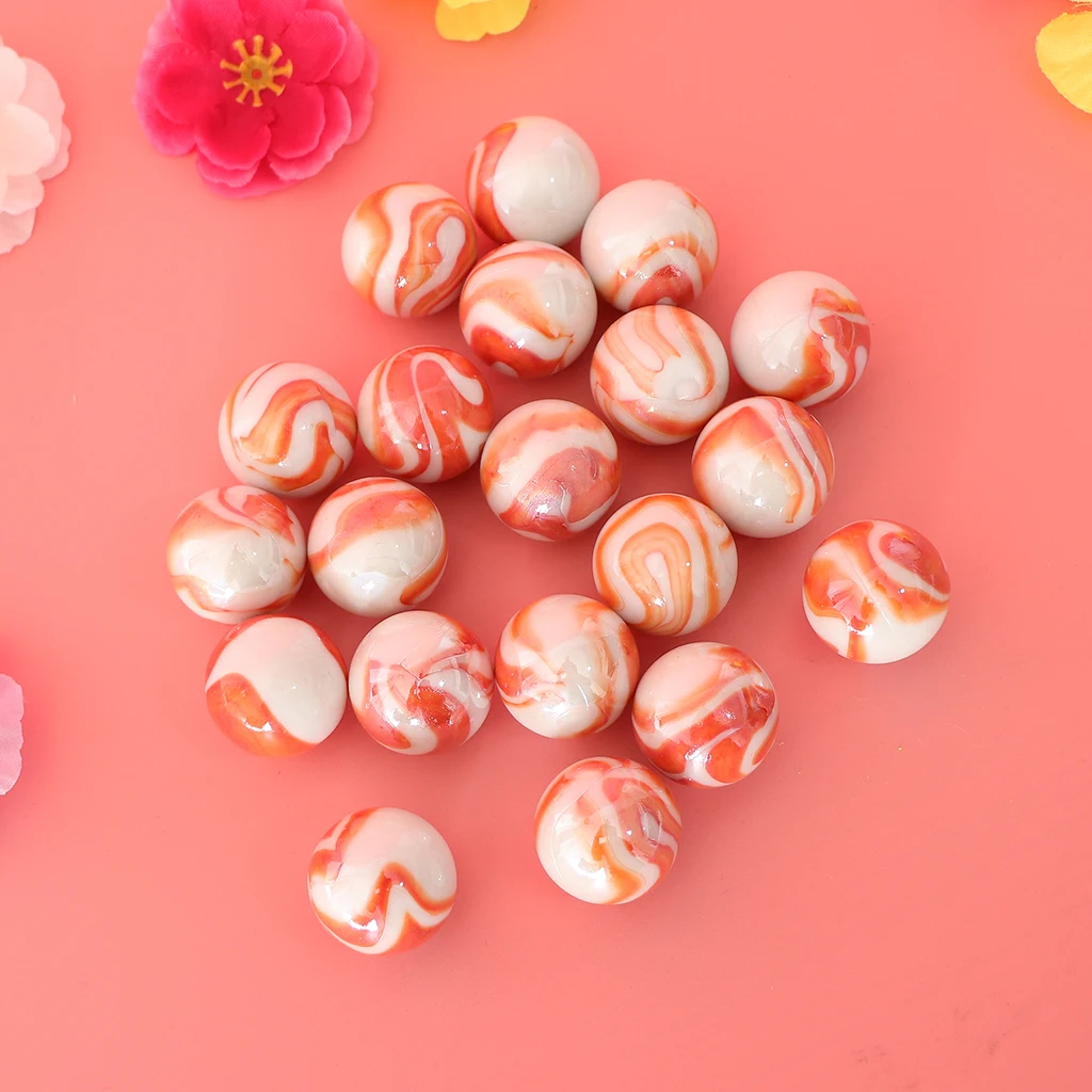20pcs Stripes Flower Glass Marbles Ball Marble Run Games Stress Swirl Toys Marble Decor 25mm for Children
20pcs Stripes Flower Glass Marbles Ball Marble Run Games Stress Swirl Toys Marble Decor 25mm for Children