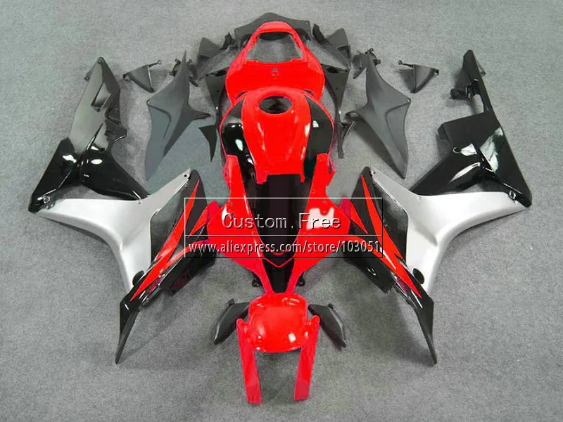 ABS Injection fairings kits for Honda CBR 600 RR F5 fairing set 07 08 CBR 600RR CBR600RR 2007 2008 red silver motorcycle parts
ABS Injection fairings kits for Honda CBR 600 RR F5 fairing set 07 08 CBR 600RR CBR600RR 2007 2008 red silver motorcycle parts
