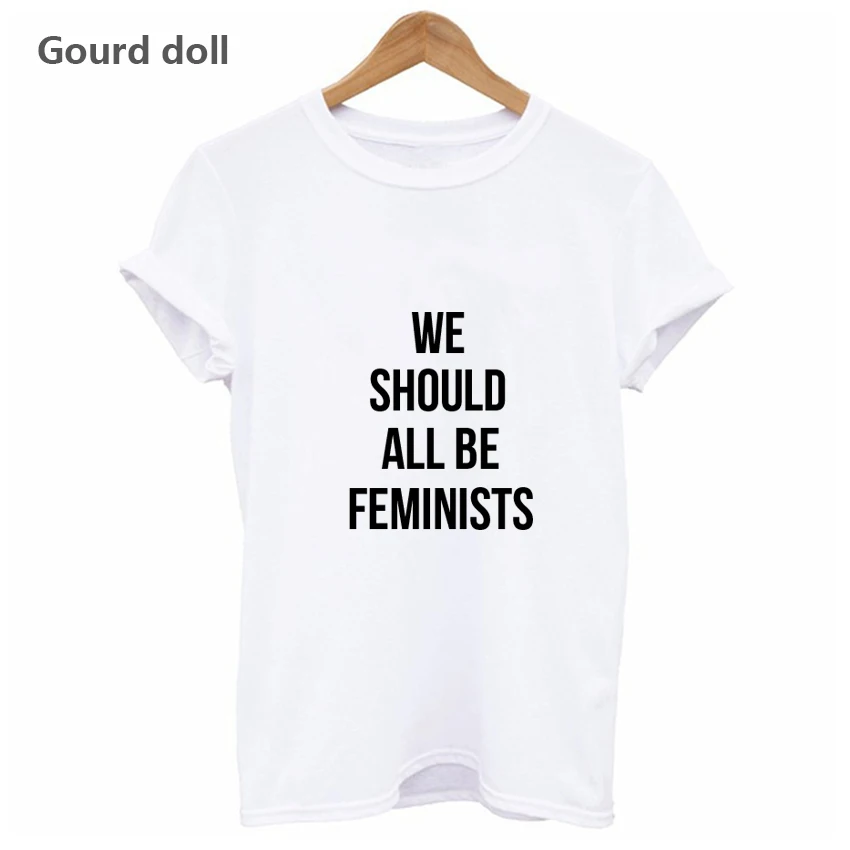 Harajuku WE SHOULD ALL FEMINISTS Letter print women t shirt summer power Short Sleeve O-Neck Casual Female t-shirts women tops
Harajuku WE SHOULD ALL FEMINISTS Letter print women t shirt summer power Short Sleeve O-Neck Casual Female t-shirts women tops