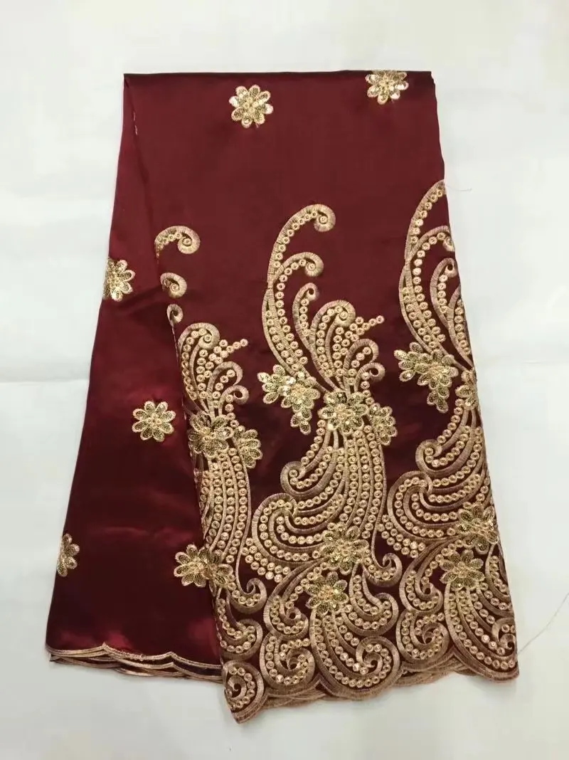 2018 Latest Nigerian George Lace High Quality New Silk African Indian George Fabric Red+gold Sequin Fabric For Women Party 5yard
2018 Latest Nigerian George Lace High Quality New Silk African Indian George Fabric Red+gold Sequin Fabric For Women Party 5yard