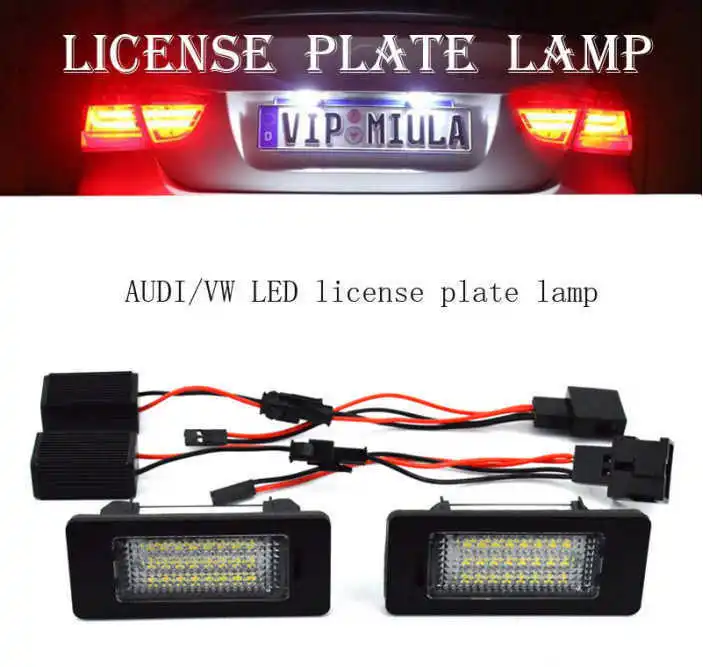 2x Error Free Car LED License Plate Light Number-plate Signal Lamp for Audi A1 A4/Q5/TTRS/RS5/PASSAT
2x Error Free Car LED License Plate Light Number-plate Signal Lamp for Audi A1 A4/Q5/TTRS/RS5/PASSAT