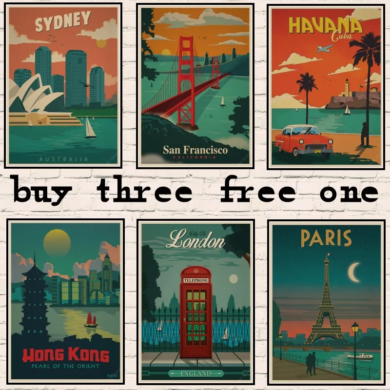 Havana/Paris/Big Ben in London/Maui/famous tourist/ Travel poster/kraft paper/bar poster/Retro Poster/decorative painting
Havana/Paris/Big Ben in London/Maui/famous tourist/ Travel poster/kraft paper/bar poster/Retro Poster/decorative painting
