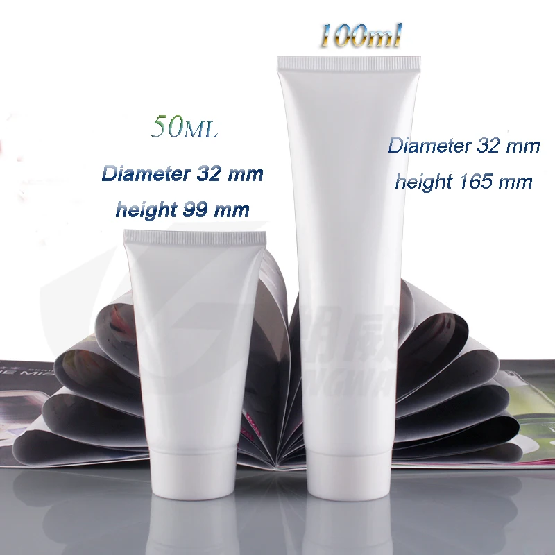 Capacity 50 ml 200pcs Capping all white soft TUBE, cleanser lotion points bottling plastic bottle
Capacity 50 ml 200pcs Capping all white soft TUBE, cleanser lotion points bottling plastic bottle