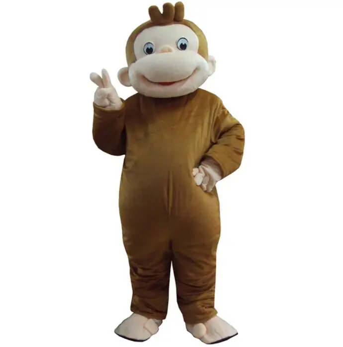 Curious George Monkey Mascot Costumes costumes cartoon fancy dress costume animal large brown Halloween Party
Curious George Monkey Mascot Costumes costumes cartoon fancy dress costume animal large brown Halloween Party