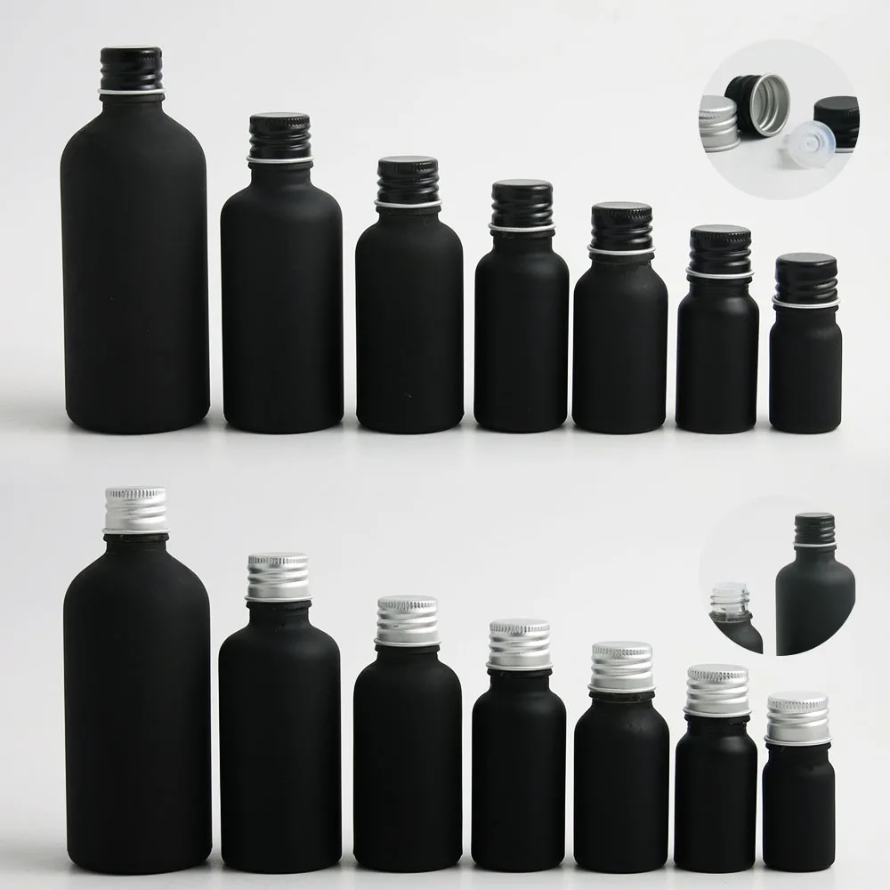 360 x 5ml 10ml 15ml 20ml 30ml 50ml 100ml Essential Oil Frosted Black Glass Bottle With Aluminum Cover For Liquid Reagent Pipette
360 x 5ml 10ml 15ml 20ml 30ml 50ml 100ml Essential Oil Frosted Black Glass Bottle With Aluminum Cover For Liquid Reagent Pipette