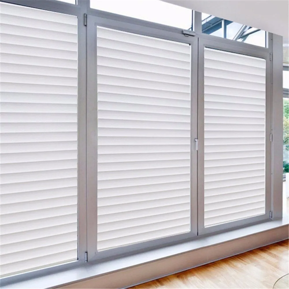 Vinyl Privacy Window Film, Non-Adhesive Static Cling Glass Film,Louver Pattern Stained Opaque Heat Insulation Decorative Films
Vinyl Privacy Window Film, Non-Adhesive Static Cling Glass Film,Louver Pattern Stained Opaque Heat Insulation Decorative Films