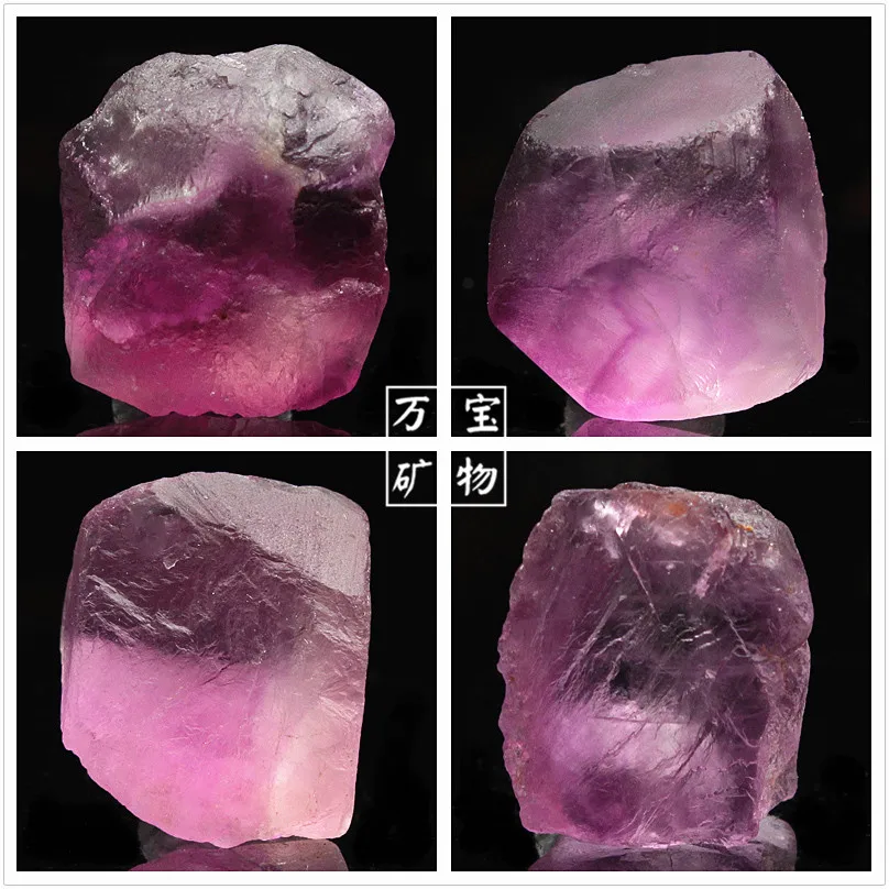 

Natural 3-4cm rare purple fluorite ore diy jewelry pendants original stone teaching specimens mineral crystal