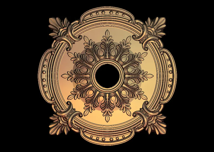 Plate 3D Relief Model in STL format CNC Router Carving Engraving Artcam aspire M137
Plate 3D Relief Model in STL format CNC Router Carving Engraving Artcam aspire M137