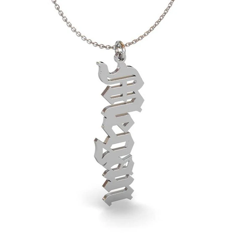 Ufine Personalized name or words gift for girl fashion Custom Old English pendant Necklace cooper high quality necklace N2176
Ufine Personalized name or words gift for girl fashion Custom Old English pendant Necklace cooper high quality necklace N2176