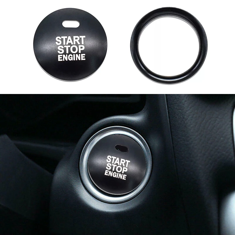 auto replacement Car Engine Start Stop Button Cover Trim Ring decorative ring cover For Mazda 3 Axela CX-3 CX-4 CX-5 |