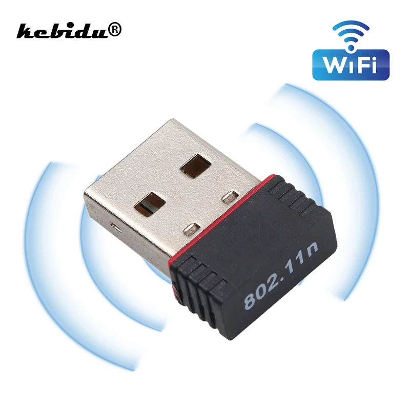 kebidu 150Mbps Mini USB WiFi Adapter MT7601 802.11 B/g/n Wi-Fi Dongle High Gain Wireless Antenna Wifi For PC Laptop Computer Hot
kebidu 150Mbps Mini USB WiFi Adapter MT7601 802.11 B/g/n Wi-Fi Dongle High Gain Wireless Antenna Wifi For PC Laptop Computer Hot