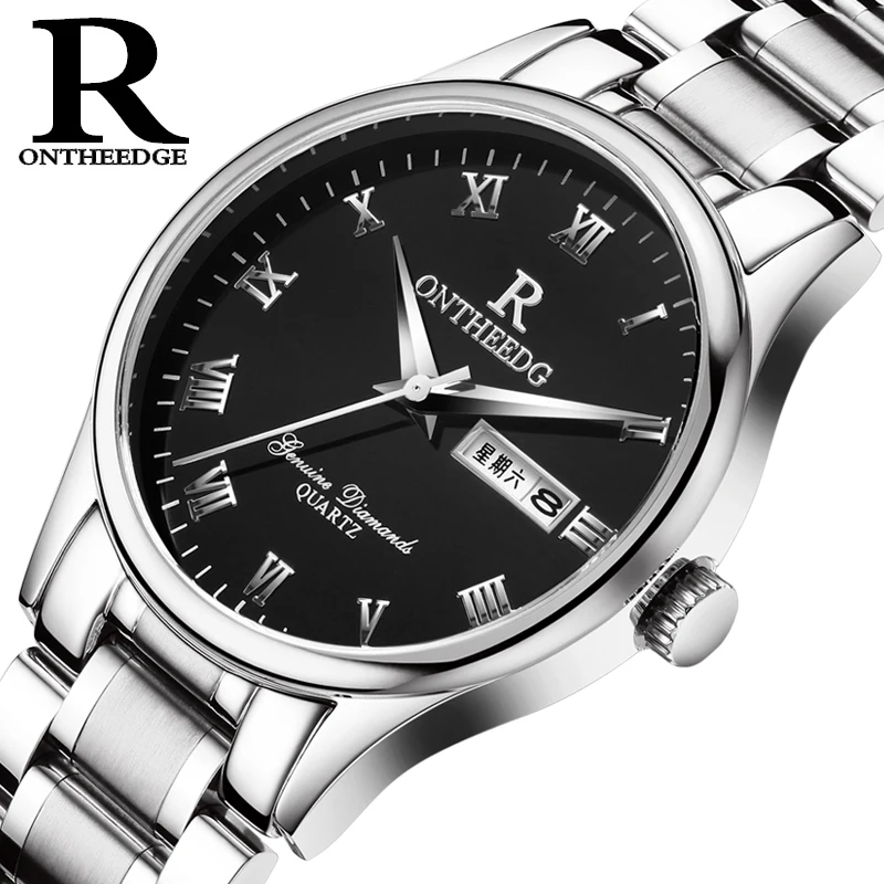 Ontheedge New Man Watch Fashion Men's Stainless Steel Casual Analog Quartz Wrist Watch Business Watches
Ontheedge New Man Watch Fashion Men's Stainless Steel Casual Analog Quartz Wrist Watch Business Watches