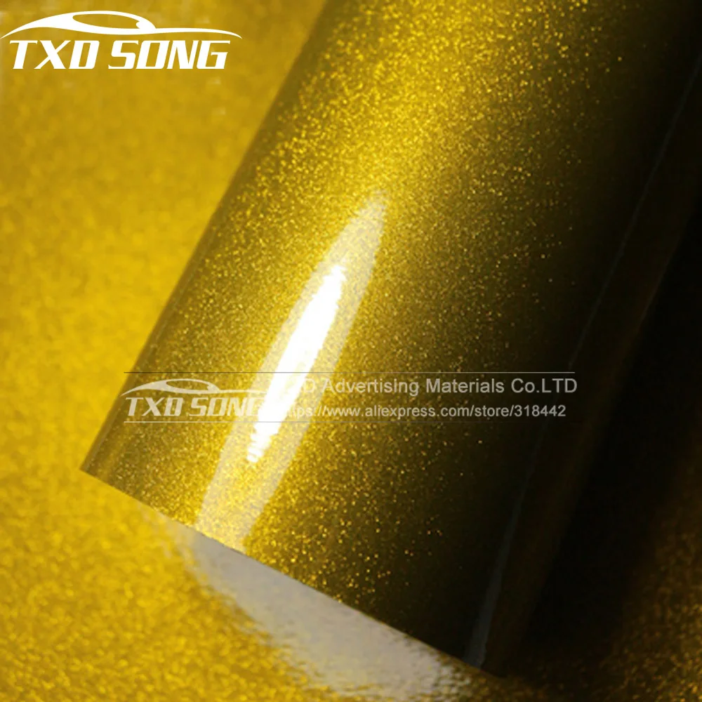High glossy diamond pearl film gold pearl glitter Car wrap sticker with air bubbles by free shipping size:12/30/50/60x100CM/LOT
High glossy diamond pearl film gold pearl glitter Car wrap sticker with air bubbles by free shipping size:12/30/50/60x100CM/LOT