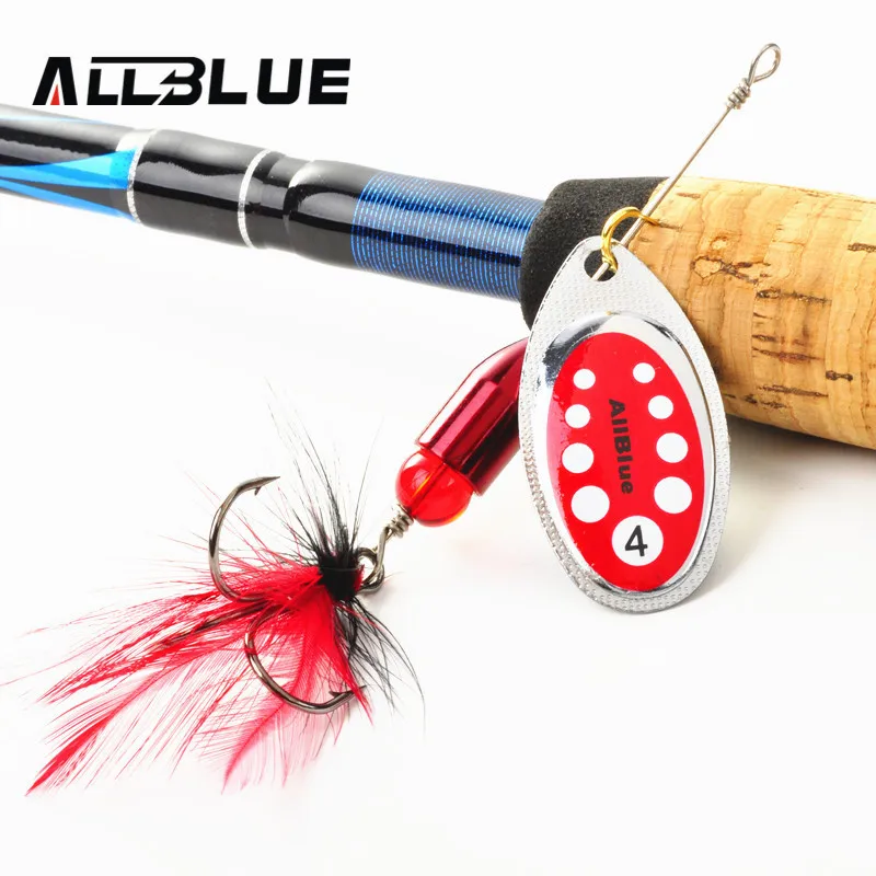 Allblue металлическая блесна рыболовная приманка 5 шт./лот крючки для басов