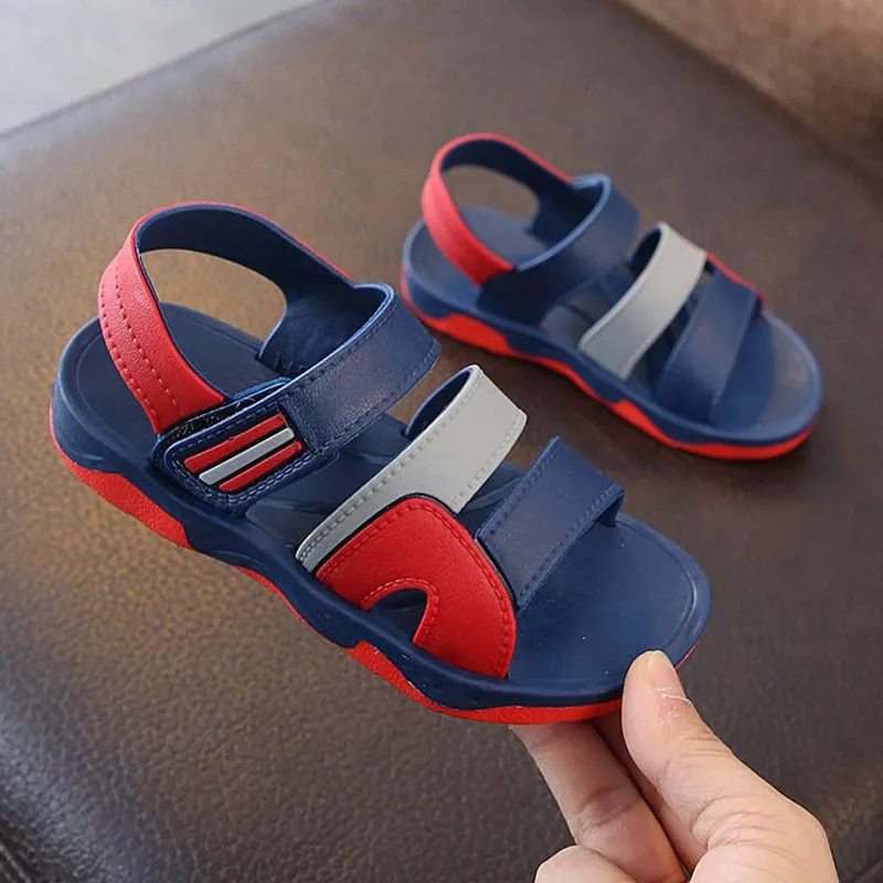 Summer Children Sandals for Boys Flat Beach Shoes Kids Sport Student Leather Sandal Soft Non-slip Fashion Children Shoe 26-35
Summer Children Sandals for Boys Flat Beach Shoes Kids Sport Student Leather Sandal Soft Non-slip Fashion Children Shoe 26-35