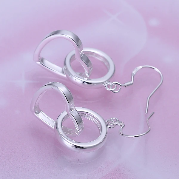 Fashion Heart Silver Earrings Standard Sterling Silver Earrings 925 Tremella Hook Jewelry Accessories
Fashion Heart Silver Earrings Standard Sterling Silver Earrings 925 Tremella Hook Jewelry Accessories