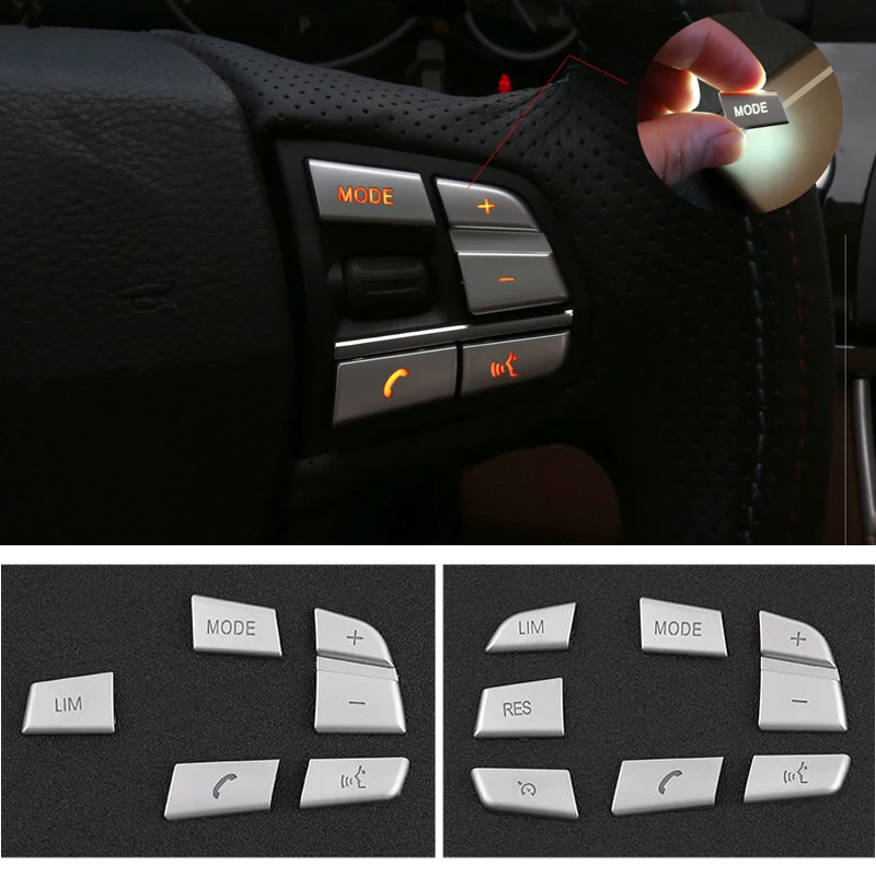 Car Styling Steering Wheel Button Cover Trim Sticker For BMW 1/2/3/4/5/7 series X1 X3 X5 F10 F20 F30 F34 F25 E70 Accessories
Car Styling Steering Wheel Button Cover Trim Sticker For BMW 1/2/3/4/5/7 series X1 X3 X5 F10 F20 F30 F34 F25 E70 Accessories