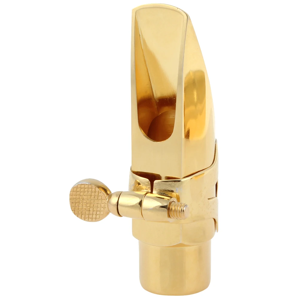 Professional High Quality Lightweight Brass E-flat Soprano Saxophone Mouthpiece Cap Ligature Gold plated 7# Good Sound
Professional High Quality Lightweight Brass E-flat Soprano Saxophone Mouthpiece Cap Ligature Gold plated 7# Good Sound