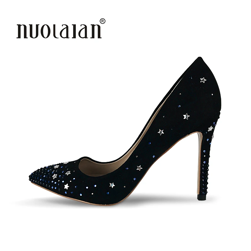 Brand Women High Heel Shoes Pumps Lady Sexy Pointed Toe Wedding Shoes Crystal Stiletto Heels Dress Wedding Shoes Woman
Brand Women High Heel Shoes Pumps Lady Sexy Pointed Toe Wedding Shoes Crystal Stiletto Heels Dress Wedding Shoes Woman