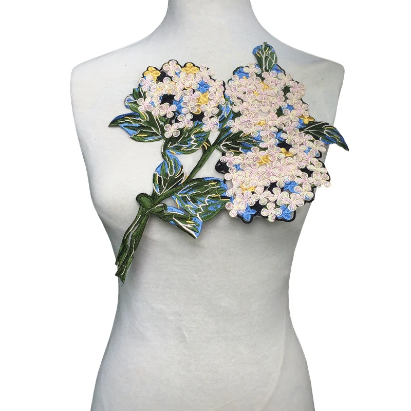 3pcs Sew On Hydrangea Flower Embroidery Patch Embroidered Flowers Applique Plants Patches For Clothing Parches AC1381
3pcs Sew On Hydrangea Flower Embroidery Patch Embroidered Flowers Applique Plants Patches For Clothing Parches AC1381