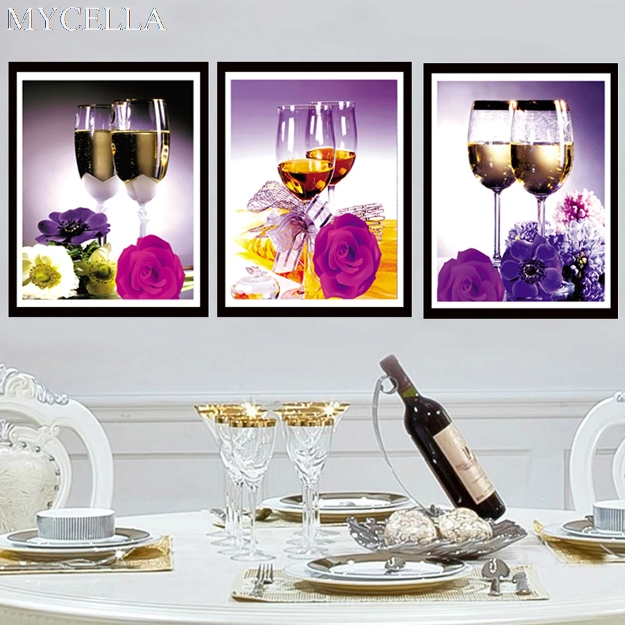 MYCELLA 5D DIY Diamond Painting Cross Stitch Kits Roses And Red Wine Square Full Rhinestone Goblet Diamond Embroidery Wall Decor
MYCELLA 5D DIY Diamond Painting Cross Stitch Kits Roses And Red Wine Square Full Rhinestone Goblet Diamond Embroidery Wall Decor