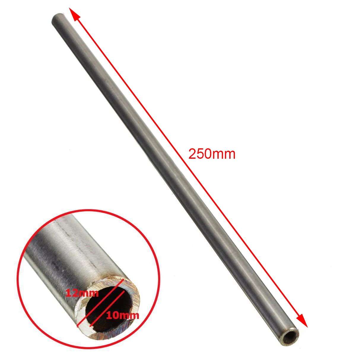 1pc 304 Stainless Steel Capillary Tube Pipe 12mm OD 10mm ID 250mm Length Silver For Home Industry Tools
1pc 304 Stainless Steel Capillary Tube Pipe 12mm OD 10mm ID 250mm Length Silver For Home Industry Tools