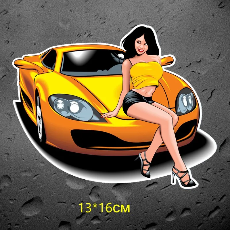 Tri Mishki WCS724# 16x13cm sexy girl sit on car colorful car sticker funny auto automobile car stickers
Tri Mishki WCS724# 16x13cm sexy girl sit on car colorful car sticker funny auto automobile car stickers