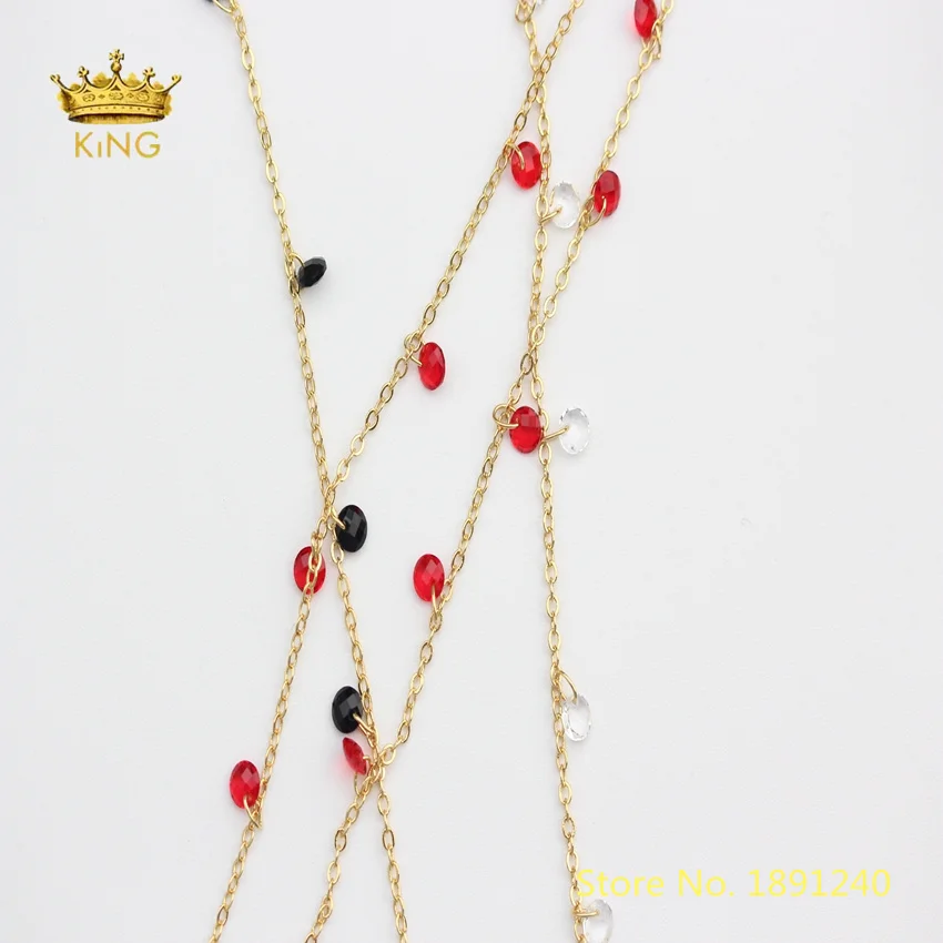 5meters HOT Fine Jewelry Glass Chains,Faceted Coin Glass Loose Beads Plating Gold Wire Wrapped Glass Chokers Rosary Chain HX214
5meters HOT Fine Jewelry Glass Chains,Faceted Coin Glass Loose Beads Plating Gold Wire Wrapped Glass Chokers Rosary Chain HX214