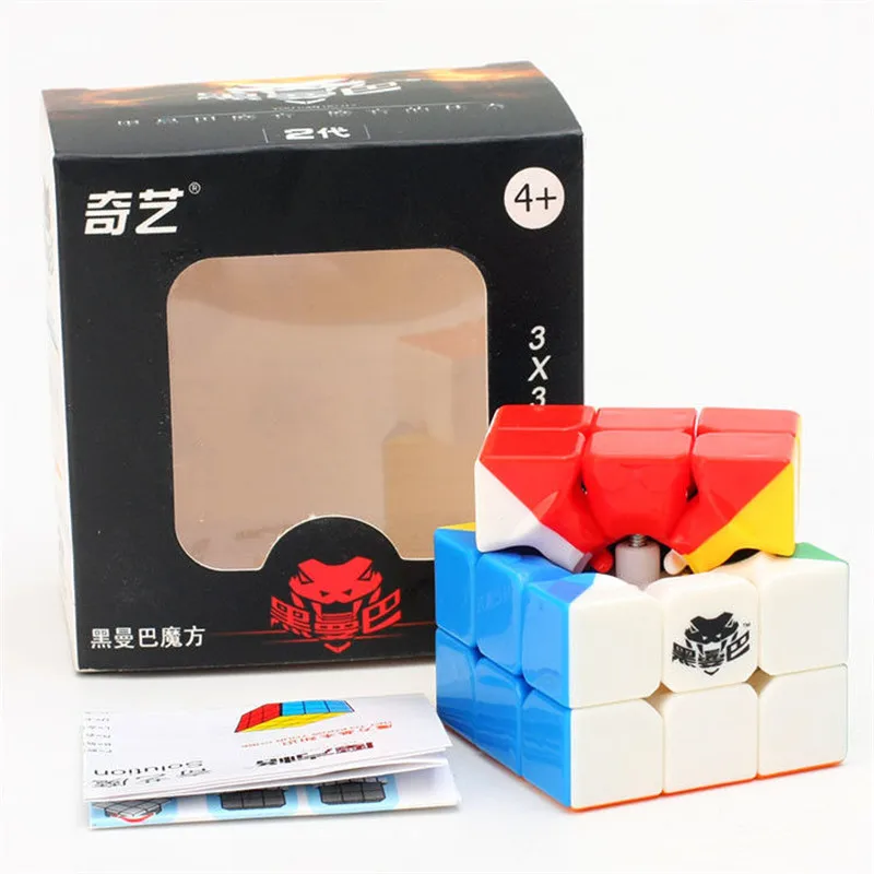 QiYi Black Mamba 3x3x3 Generation Speed Magic Cube Puzzle Twist funny Toy Assembled Stickerless Ultra-Smooth Multi-Color Contest
QiYi Black Mamba 3x3x3 Generation Speed Magic Cube Puzzle Twist funny Toy Assembled Stickerless Ultra-Smooth Multi-Color Contest