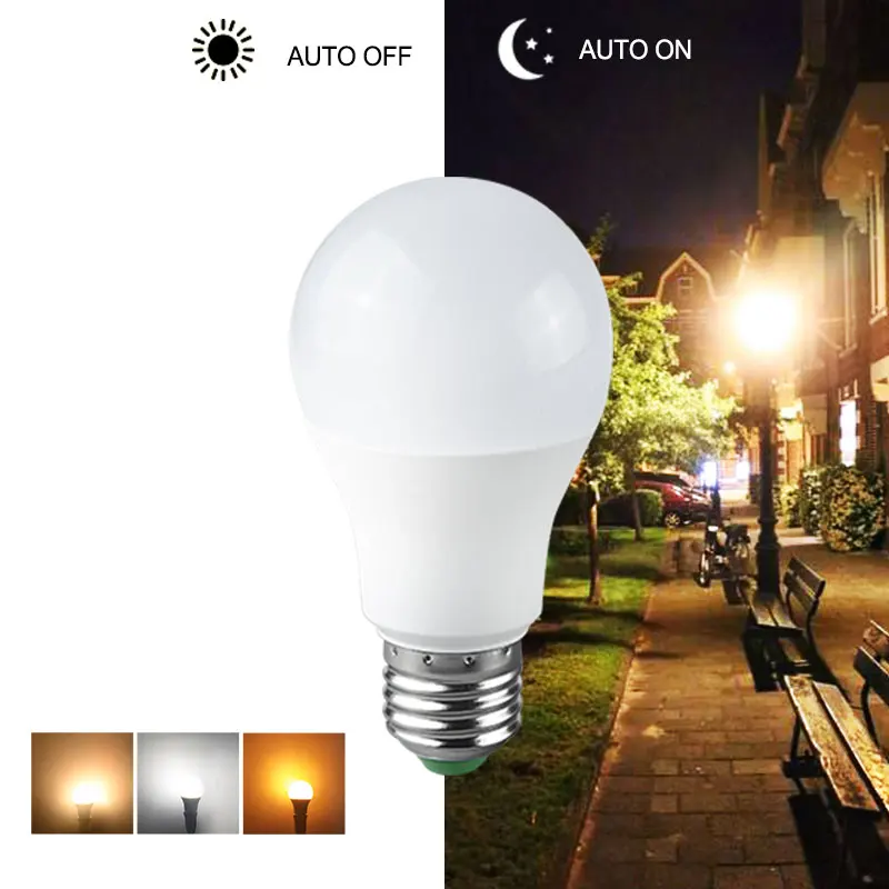 10W 15W LED Sensor Night Light E27 B22 Dusk To Dawn Auto On/Off Bulb Ampoule 85-265V Home Porch Hallway Gate Emergency Lights
10W 15W LED Sensor Night Light E27 B22 Dusk To Dawn Auto On/Off Bulb Ampoule 85-265V Home Porch Hallway Gate Emergency Lights