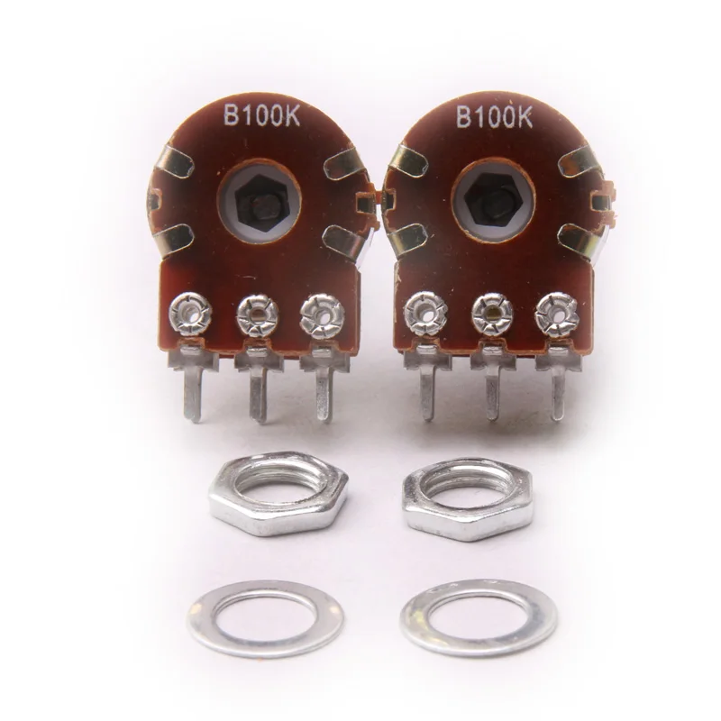 Glyduino WH148 B100K двойное соединение 6 контактный линейный потенциометр горшок одно