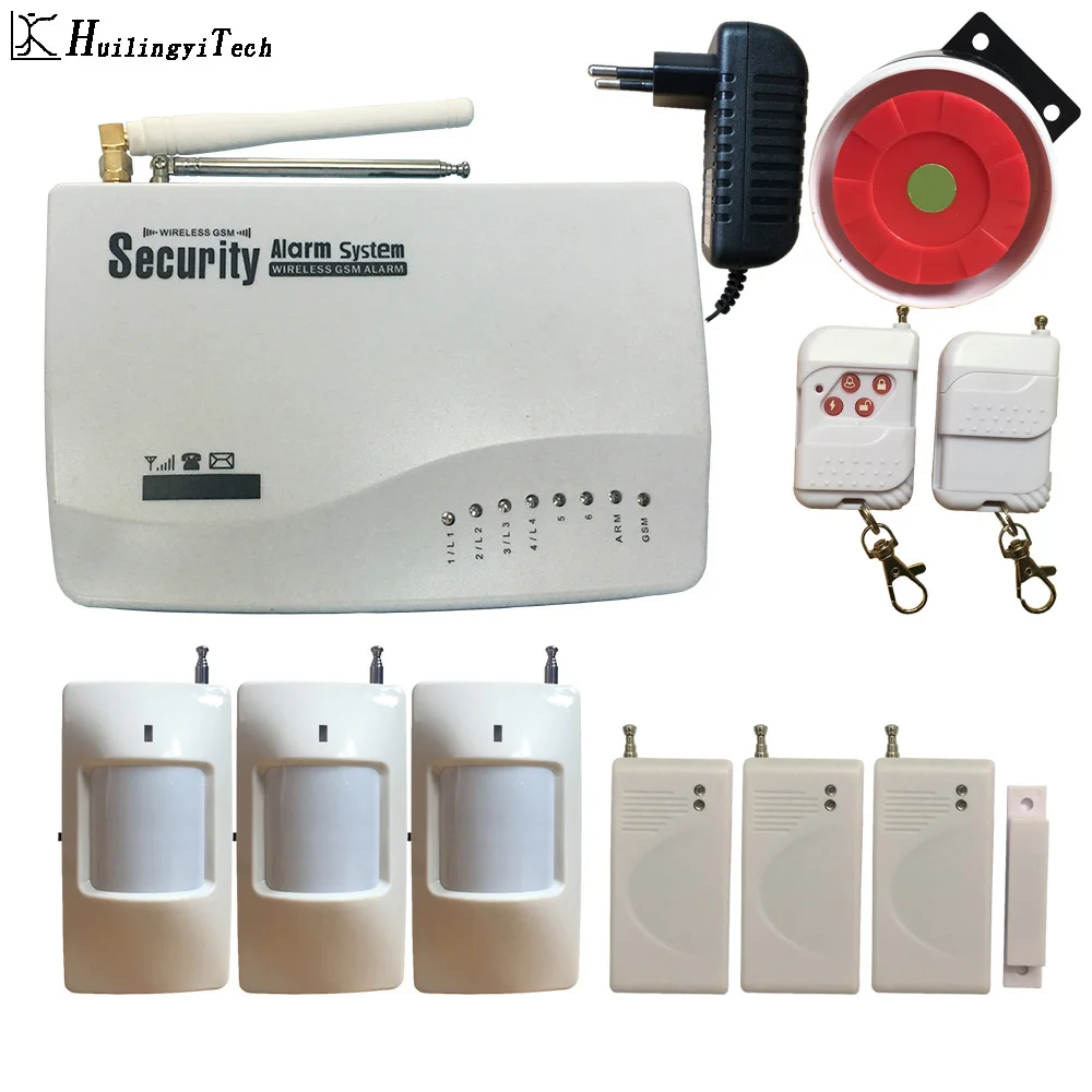 

Wireless GSM Alarm System Antenna Alarm Systems Security Home Wireless Signal 850/900/1800/1900MHz support Russian/English
