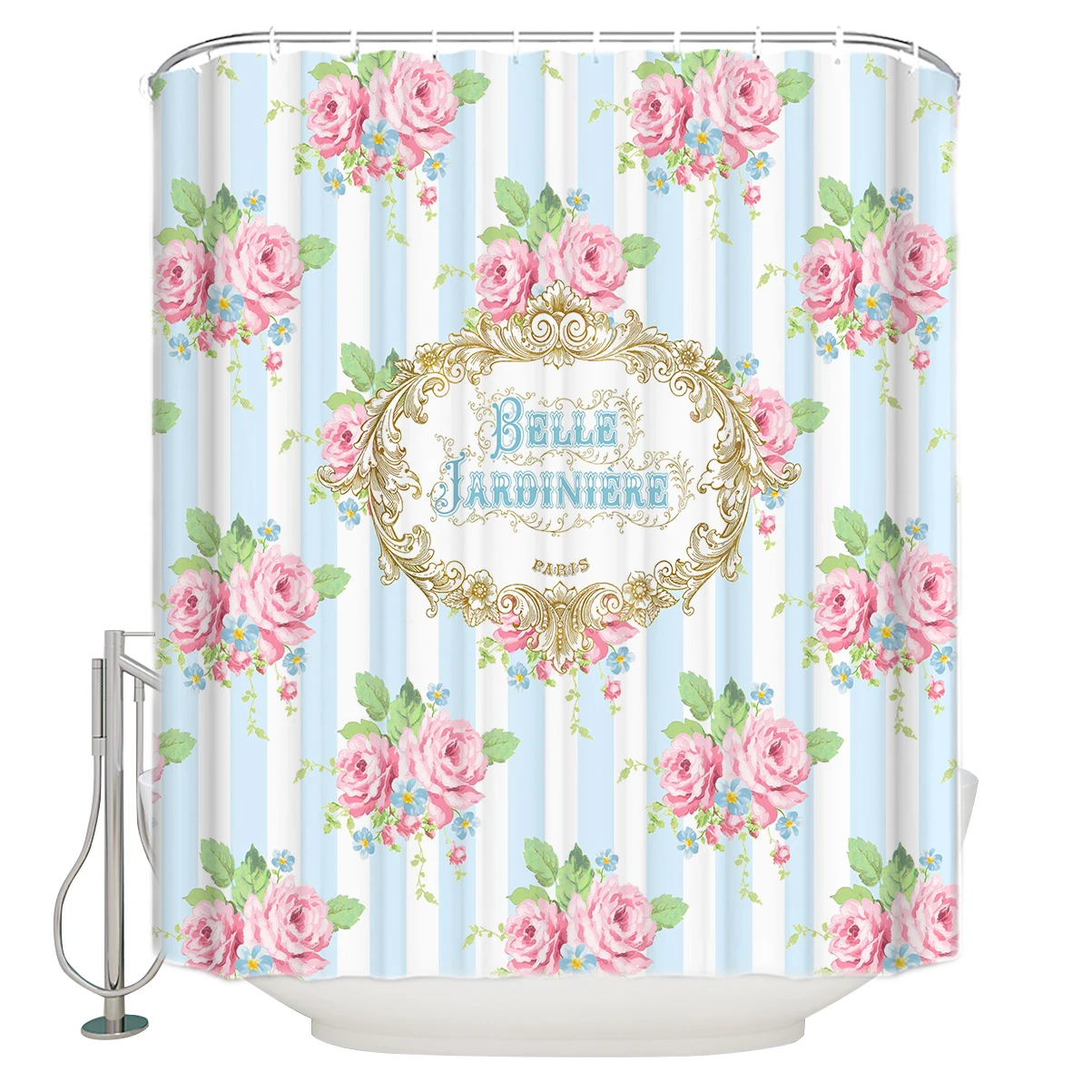 Belle Jardiniere сверхдлинные тканевые занавески для ванной и душа, декоративные наборы для ванной с 12 крючками
Belle Jardiniere сверхдлинные тканевые занавески для ванной и душа, декоративные наборы для ванной с 12 крючками