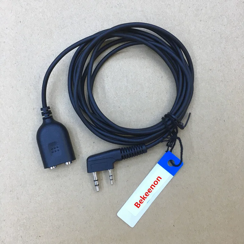 MIC microphone headset extend cable 2m K to K 2pins for Kenwood Baofeng Wouxun Puxing Quansheng etc walkie talkie
MIC microphone headset extend cable 2m K to K 2pins for Kenwood Baofeng Wouxun Puxing Quansheng etc walkie talkie