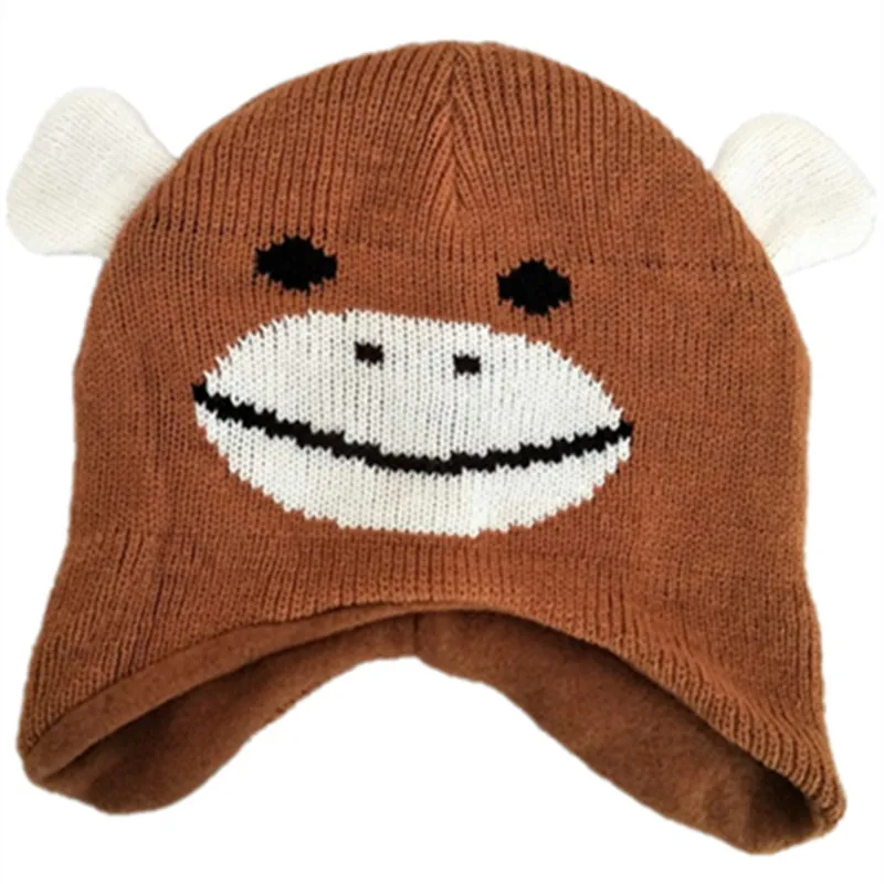 Cartoon anime Cotton knitting Bear Mouse dog Monkey Frog Cap Cosplay Animals autumn winter Soft Warm hat fit for Kid Child Baby
Cartoon anime Cotton knitting Bear Mouse dog Monkey Frog Cap Cosplay Animals autumn winter Soft Warm hat fit for Kid Child Baby