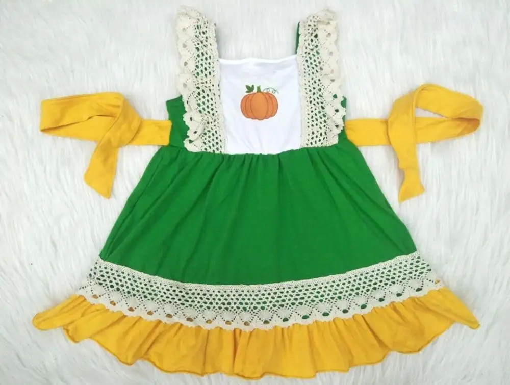 Оптовая/розничная продажа, платье с тыквами для маленьких девочек, кружевное платье высокого качества на бретелях Детская осенняя стильная...
Оптовая/розничная продажа, платье с тыквами для маленьких девочек, кружевное платье высокого качества на бретелях Детская осенняя стильная...