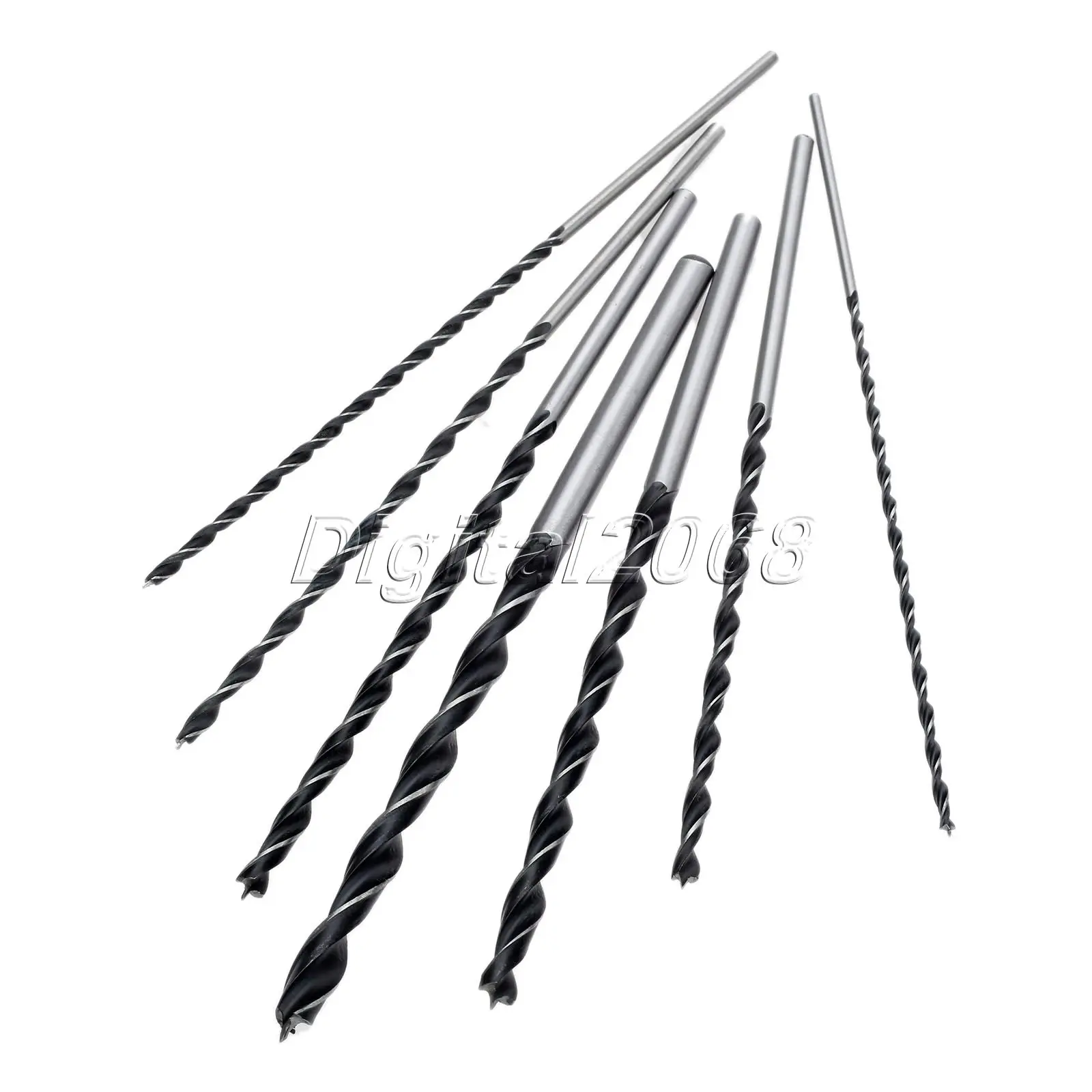7Pcs Set 12'' Brad Point Drill Bits Tools 4mm 5mm 6mm 7mm 8mm 10mm 12mm Wood Boring Extra Long Drill Tools Woodworking Brad Poin
7Pcs Set 12'' Brad Point Drill Bits Tools 4mm 5mm 6mm 7mm 8mm 10mm 12mm Wood Boring Extra Long Drill Tools Woodworking Brad Poin