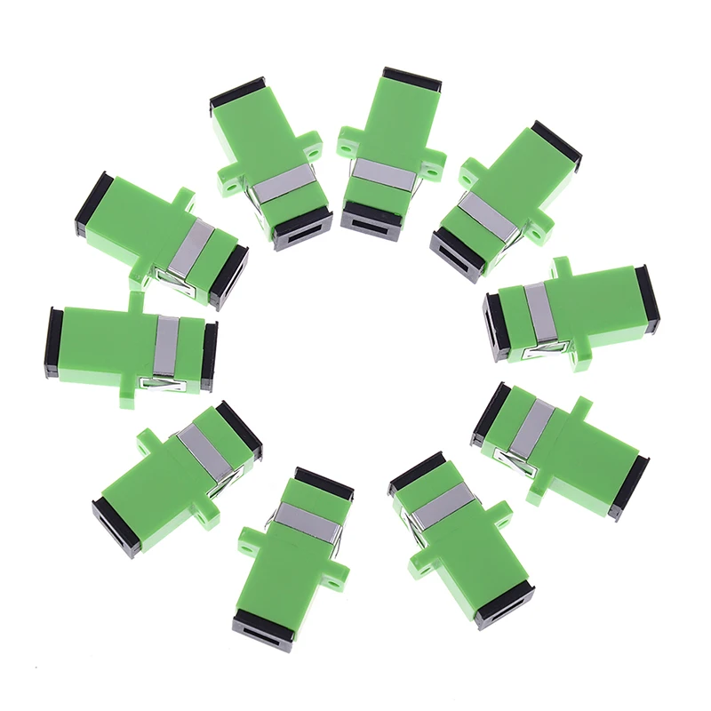 10PCS/bag Sc Apc Simplex Mode Fiber Optic Adapter Sc Apc Optical Fiber Coupler Connector
10PCS/bag Sc Apc Simplex Mode Fiber Optic Adapter Sc Apc Optical Fiber Coupler Connector