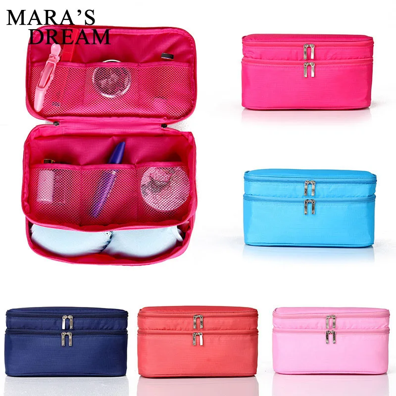 Mara's Dream Women Cosmetic Cases Portable Double layer waterproof Oxford Women wash bag storage bag casual Multifunction bag
Mara's Dream Women Cosmetic Cases Portable Double layer waterproof Oxford Women wash bag storage bag casual Multifunction bag