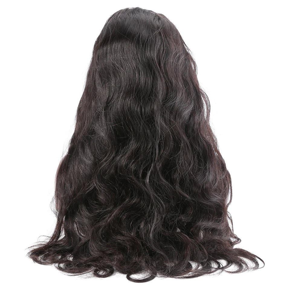 Luvin 250 плотность 10 26 дюймов кружевные передние человеческие волосы парики для