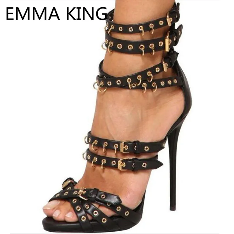 White/Black Leather Women Gladiator Sandals Open Toe Buckle Designer Ladies Platform Shoes Woman Sexy High Heels Roman Sandals
White/Black Leather Women Gladiator Sandals Open Toe Buckle Designer Ladies Platform Shoes Woman Sexy High Heels Roman Sandals