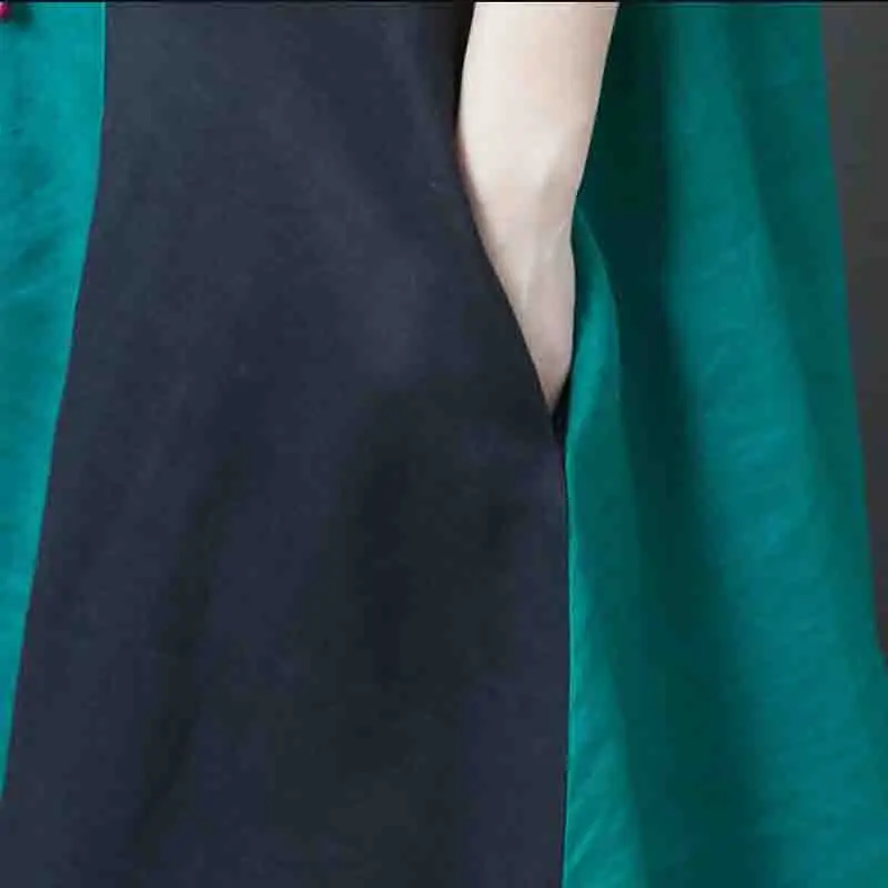 2019 Summer Women Long Dress Korean Loose plus size Sleeveless Cotton Linen Dresses Robe Vestido Color Patchwork Casual Dress
2019 Summer Women Long Dress Korean Loose plus size Sleeveless Cotton Linen Dresses Robe Vestido Color Patchwork Casual Dress