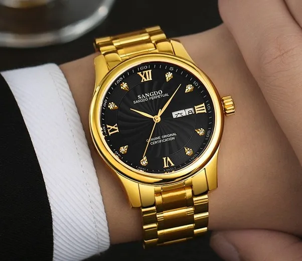 39mm Sangdo Luxury watches Automatic Self-Wind movement High quality Business watch Auto Date black color dial Men's watch 59S
39mm Sangdo Luxury watches Automatic Self-Wind movement High quality Business watch Auto Date black color dial Men's watch 59S