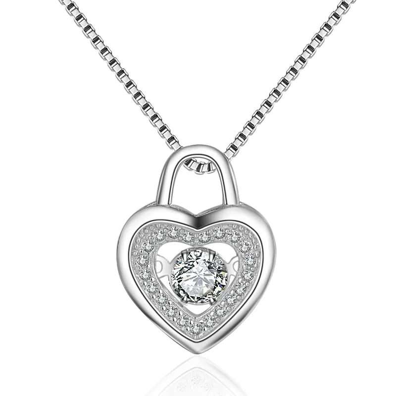 Hot Sale New Fashion Shiny Zircon Heart 925 Sterling Silver Pendant Necklaces for Women Box Chain Wholesale Jewelry Gift
Hot Sale New Fashion Shiny Zircon Heart 925 Sterling Silver Pendant Necklaces for Women Box Chain Wholesale Jewelry Gift