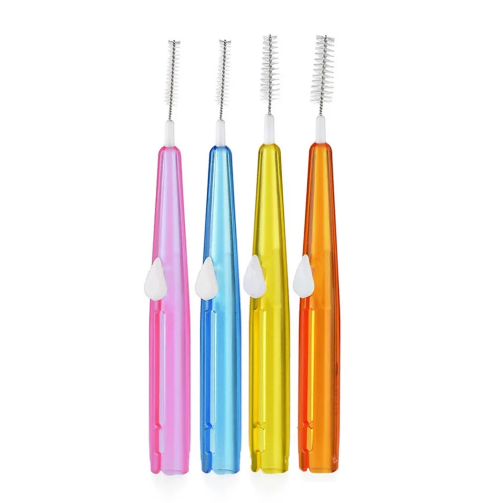 60 Pcs/Box Interdental Brush Tooth Cleaning Oral Care Tool Toothpick Dental Soft Toothbrush Push-Pull Brushes Teeth Care M2
60 Pcs/Box Interdental Brush Tooth Cleaning Oral Care Tool Toothpick Dental Soft Toothbrush Push-Pull Brushes Teeth Care M2
