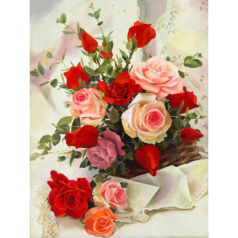 5D DIY Diamond Painting Cross-Stitch Kits Diamond Embroidery Pictures Of Rhinestones Painting By Numbers Flower Rose Gifts
5D DIY Diamond Painting Cross-Stitch Kits Diamond Embroidery Pictures Of Rhinestones Painting By Numbers Flower Rose Gifts