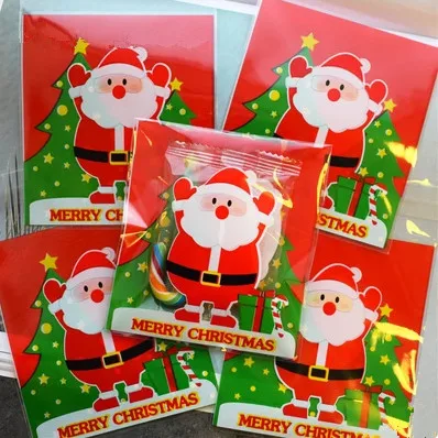 Christmas bag happy Santa Claus self adhesive bag gift candy accessories small bags party supply favors
Christmas bag happy Santa Claus self adhesive bag gift candy accessories small bags party supply favors