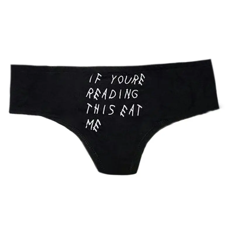 Womens Mid Waist Cotton Underwear Simple Black White Funny Letters Printed Lovers G-String Sexy Night Panties Lingerie S-XL
Womens Mid Waist Cotton Underwear Simple Black White Funny Letters Printed Lovers G-String Sexy Night Panties Lingerie S-XL